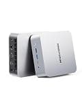 MINISFORUM Mini PC M1 Pro Core Ultra 9 285H 32GB RAM 1TB SSD Desktop Computer, 2xUSB4+HDMI+DP Quad Video Output, 2.5G Lan/WiFi7/BT5.4/Oculink Port, Arc 140t Graphics AI Personal Computer