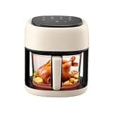 OBKSEB Deep Fryer Home Appliances Smart Voice Control Air Fryers In Low Fat Oil Free Airfryer