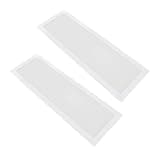 GOTOTOP 120 x 360mm Computer Case Fan Dust Filter, Magnetic Frame PC Fan Dust Mesh Cover Grills, 2 Pack (White)