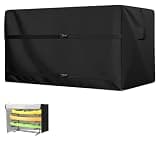 Kayak Rack Cover, 12.1'L x 2.6'W x 4.6'H, Storage Cover for 2-4 Levels 10-12ft Kayaks Rack, Freestanding Stand Cover Outdoor, for Stand of Kayaks, Canoes, SUPs, Paddleboards & Surfboards