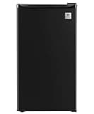 ARCTIC CHEF Mini Refrigerator-Freezer Compartment-Adjustable Thermostat Control-Reversible Doors-Ideal for Dorm, Office, RV, Garage, Apartment-Black, 3.2 CU.FT