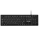 Hebrew English Keyboard USB Wired - 104 Keys Full-Size Laser-Etched Bilingual Keyboard(Not Fading Character) with Number Pad for PC Desktop Computer - for Hebrew Speakers, Jewish School Students
