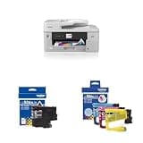 Brother MFC-J6560DW Inkjet Printer + High Yield LC506XL Black & Colors Inks