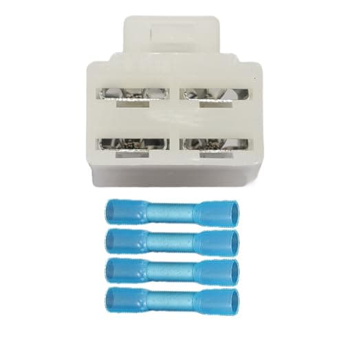 Geradepart Fuel Pump Relay Connector Wiring Harness Pigtail Plug S-1519 1P1789 61-0069 1.8 2.0 2.2 2.5 3.0 3.3 Fit for Subaru Legacy Forester Impreza Baja Justy Outback Svx 1995-2008, 4 Pin