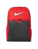 Nike Unisex Brasilia 9.5 Training Backpack (Extra Large, 30L), University Red/Black/White, MISC