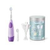 Papablic Baby Tongue Cleaner for Ages 0-2 and Kids Electric Toothbrush for Ages 4+