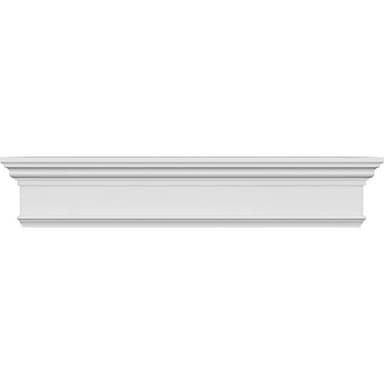 Ekena Millwork CRH07X33 33-Inch Bottom Width x 36 1/2-Inch Top Width x 7 1/4-Inch H x 1-Inch P Crosshead with Trim