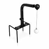 Pulsescape Golf Swing Trainer, Golf Training Aid with Ground Stake Outdoor Practice, Dual Axis Rotation, 4-Point Anchor, Adjustable Height – Swing Path Corrector for Backyard