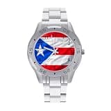 NTVOWPZO Three-Hand Analog Stainless Steel Watches for Men Easy Reader