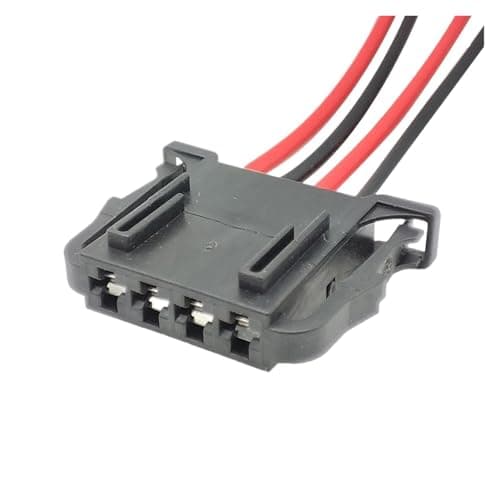 DURYPOBG Automotive Connectors 4Pin 4D0972704 Door Woofer Plug Brake Light Wiring Connector Light Tail Lamp Harness Connector Repair for 4D0 972 704 Connectors(5pcs)