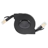 VICASKY Cat 7 Ethernet Patch Cord Telescopic 1.5m Network Cable with Multiple Layers Protection and Gold Plating Contacts for Desktop Computer and Router