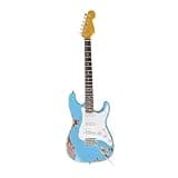 ZUWEI LEDUJT029 Electric Guitar,Vintage Relic Strat Style,Stainless Steel Rounded Fret Edge,Alder body, Bone Nut, C-shape Neck