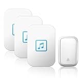 ONMYJFD Home Doorbell Remote No Battery Button 150M US EU UK AU Plug Receiver Call Bell Waterproof