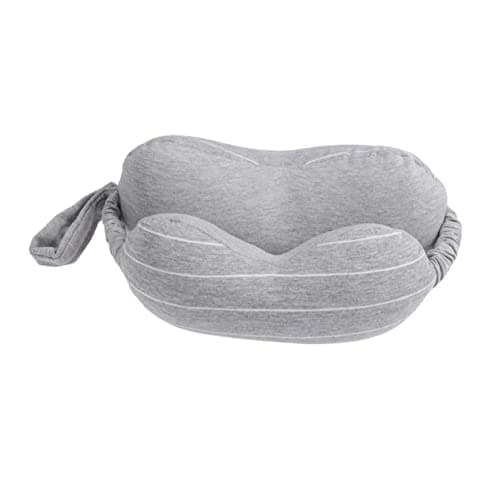SEWOART U-Shaped Pillow Eye Mask Cervical Neck Pillow for Travel Sleep Mask Breathable Cotton Easy to Carry for Office and Airplane