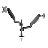 Dual Monitor Desk Mount Bracket for 17-32 Inch LCD Screens, Swivel and Tilt Adjustable