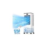 Portable Air Conditioners, Evaporative Air Cooler with Remote & LED Display, 120° Oscillation, 12H Timer, 3 Speeds & 4 Modes, 60W Energy-Efficient, Windowless Swamp Cooler for Bedroom Office Garage