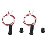 Omquot Magnetic Reed Switch Set Reliable NC Wired Door Window Sensor for Home Security Alarm Systems 2 Pair Iron Equipment