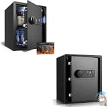XDeer Biometric Safe with Fireproof Bag & Smart Biometric Home Safe Biometric ๐๐ ๐๐- 1,69 Cubic Feet
