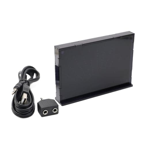1pc ASK11 LED Music Audio Spectrum Display VU Meter Fan-Shaped Pointer Level Indicating Amplifier with Case