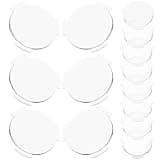 OKUMEYR 30pcs Biconvex Lenses Replacement for Virtual Reality Headsets and Computers, 25mm Diameter 45mm Focal Length PC Plastic 3D Lenses with Enhanced Visual Display for Group Activities