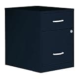 NuSparc 2 Drawer Locking Filing Cabinet | Pre-Assembled Steel Construction | Low-Profile Design is Perfect for Home and Small Office | Letter-Size | Assembled in USA