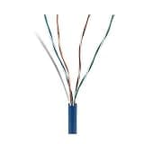 0E-CAT5CMBL CAT5e Non-Plenum Cable, 24/4 Solid BC, Unshielded, CM, Sunlight Resistant, 1000' (304.8m) Express Box, Blue