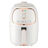 2 Qt Electric Air Fryer, White - Serves Freshly Fried Foods With Cool-touch, Removable Fry Basket, Set-it And Forget-it 30-minute Timer With Auto-shutoff