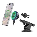 MaxCharge Wireless Charging Mount Kit Black