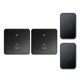 ONMYJFD Intelligent Doorbell 60 Chimes 5 Volume Home Waterproof Cordless Flash Door Bell US EU UK Plug