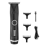 DAXXIN Hair Clippers, Professionals Beard Hair Trimmer for Men Grooming Electric Facial Body Trimmer Rechargeable Hair Cutting Machine Lithium(Black)