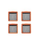 Compatible For UWANT,Vacuum Cleaner Replacement Parts Main Roller Brush Filters,D100/ D100 PRO/ D500 / D500 PRO/D600 Robot(4pcs a)