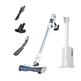 Shark Detect Clean & Empty | Lightweight Cordless Vacuum Cleaner with Auto-Empty System | HEPA Filter, Portable Handheld Attachment, Powerfins Brushroll | Cloudy Blue | IW4624