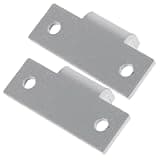 PRETYZOOM Turntable Dust Cover Hinge Brackets Repair Parts for Record Player with Metal Brackets Screws Washers and Nuts for Stable Closure and Enhanced Protection in Home Repair