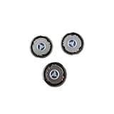 1pc/3pcs Replacement Shaver Head Blade Compatible with Philips HQ3 HQ30 HQ40 HQ46 HQ130 HQ912 HQ481 Steel Razor Cutter Accessory(3pcs)