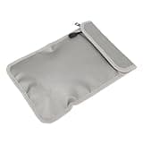GOWENIC Fireproof Document Bag, Small Money Storage Pouch with Dual Zippers for Valuables Legal Documents, Fire Water Safe Organizer