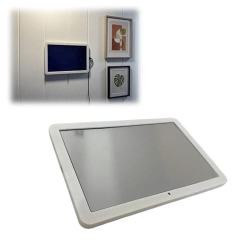 mkiqvix Tablet Wall Mount Holder Compatible with Galaxy Tab A9, Wall Mounted Tablet Dock for Home Office Display, Kitchen Control and Information Screen Use