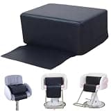 Salon Booster Seat for Kids, PU Leather Barber Booster Seat for Salon Chair Hair Stylist, Multifunctional Chair Black