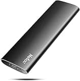 Netac 1TB Portable SSD USB 3.2 Gen 2 (10 Gbps, Type-C) External Solid State Drive Backup Slim Portable Drive for File Storage/Business Travel Essential, Rapid Read & Write Low Noise, Zslim