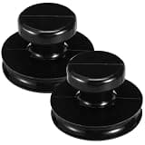 DEARMAMY 2pcs Rubber Suction Cup Handles for Singing Bowl Lifter with Strong Suction Power, Convenient to Use for Spiritual and Meditation Bowls, for Daily Use and Travel