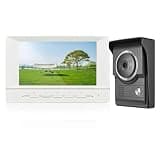 ONMYJFD Smart Home Security 7'' Inch Monitor Wired Video Door Phone Doorbell Entry Intercom System