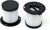 2-Pack Washable HEPA Filters Compatible with MUZAP Handheld Vacuum Cleaner (MZ001) Please note: the new filters do not include the rubber gasket