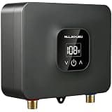 Tankless Water Heater Electric, 240V 6.5 KW Mini Tankless Under Sink Instant Hot Water Heater, Energy Saving Compact Design, Instant Endless Hot Water in 3S for Kitchen Sink and RV