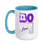 Purple No Time For That Purple Graphic Ceramic Mug, Blue/White, 15oz