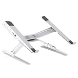 AHXIPHWSG Laptop Holder Riser Carbon Steel Computer Tablet Stand(Silver)