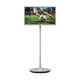 HORION Smart Portable TV,27 Inch FHD Portable Touch Screen Monitor with 8MP Camera, 8GB+128GB, Android 14, Google EDLA-Certified,Built-in Speaker, Tilt/Height/Swivel/Pivot Stand,Built-in Battery