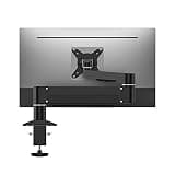 Universal TV Stand, Monitor Mount Bracket Single Monitor Desk Mount Heavy Monitor Stand Arm Adjustable Robotic Arm Monitor Arm Mount for 22-43 Inch Flat/Curved Screen(Black)