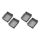 4PCS Air Fryer Silicone Liners, For SL400UK/SL401 Basket Reusable Pot Accessories Gray