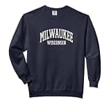 Milwaukee WisconsinVintage Sports Retro OS1 Design Comfort Colors Adult Sweatshirt