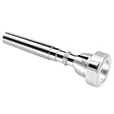 Cheerock 3C Trumpet Mouthpiece - Silver Plated, Compatible with Beginners and Professionals