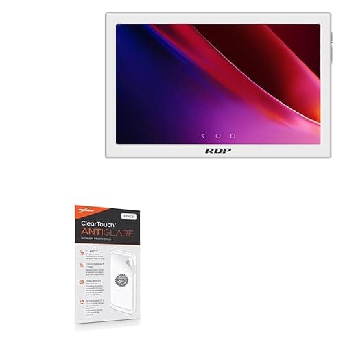 BoxWave Screen Protector Compatible with RDP Gravity Tablet PC (10 in) - ClearTouch Anti-Glare (2-Pack), Anti-Fingerprint Matte Film Skin